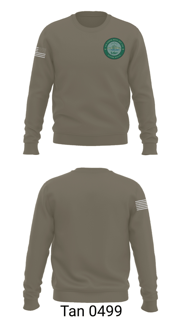 Crew Neck Sweatshirt, Det 158, Air Force, Teamtime, Team time, sublimation, custom sports apparel, team uniforms, spirit wear, spiritwear, sports uniforms, custom shirts, team store, custom team store, fundraiser sports, apparel fundraiser