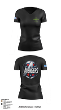 16th Ordnance battalion 27800574 Women's Short Sleeve V-neck Shirt - 3