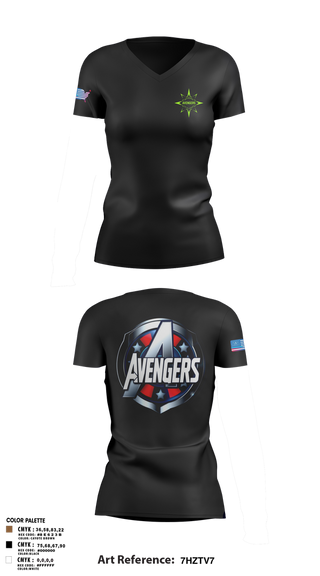 Womens Short Sleeve Vneck Shirt, 16th Ordnance battalion, , Teamtime, Team time, sublimation, custom sports apparel, team uniforms, spirit wear, spiritwear, sports uniforms, custom shirts, team store, custom team store, fundraiser sports, apparel fundraiser