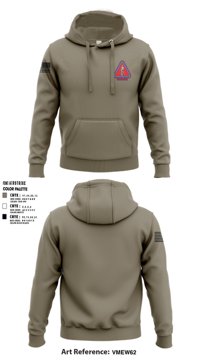 Recruiting and retention battalion Hoodie - 1