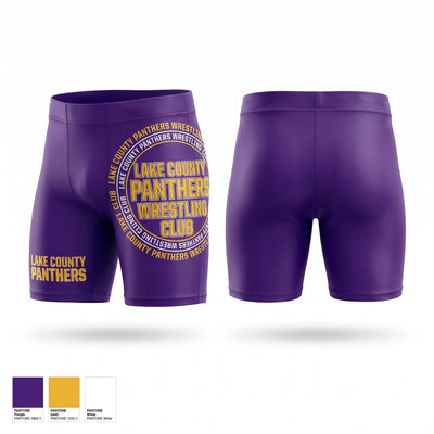 Lake County Panthers Men's Compression Shorts - 1