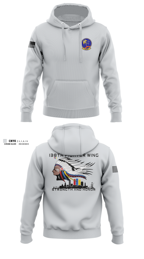 Hoodie, 219th Engineering Installations Squdron219th Engineering Installations Squdron, National Guard, Teamtime, Team time, sublimation, custom sports apparel, team uniforms, spirit wear, spiritwear, sports uniforms, custom shirts, team store, custom team store, fundraiser sports, apparel fundraiser