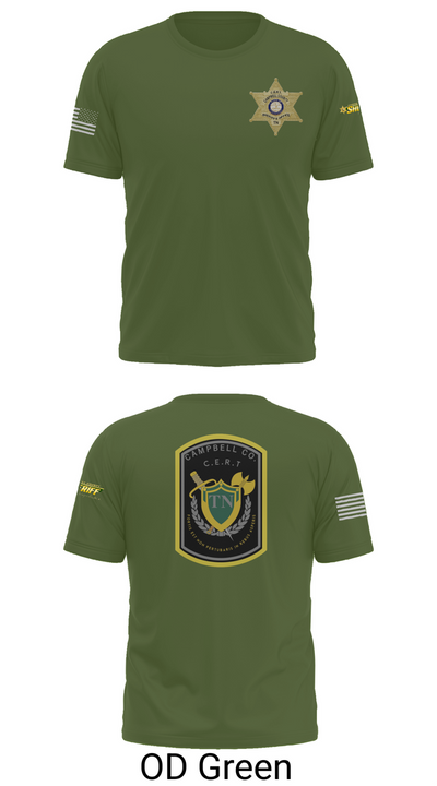 C.C.S.O. CERT 25474985 Short Sleeve Performance Shirt - 53