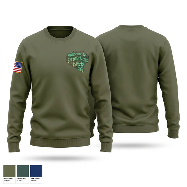 Crew Neck Sweatshirt, Oklahoma veterans, Army, Teamtime, Team time, sublimation, custom sports apparel, team uniforms, spirit wear, spiritwear, sports uniforms, custom shirts, team store, custom team store, fundraiser sports, apparel fundraiser