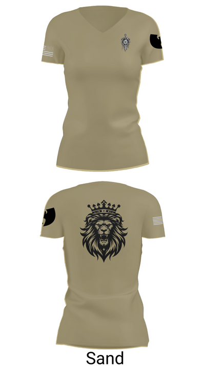 Vikings 78762125 Women's Short Sleeve V-neck Shirt - 88