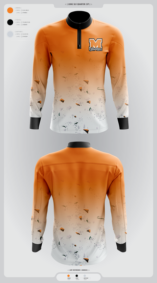 Quarter Zip Jacket, Menahga Braves, Women's Basketball, Teamtime, Team time, sublimation, custom sports apparel, team uniforms, spirit wear, spiritwear, sports uniforms, custom shirts, team store, custom team store, fundraiser sports, apparel fundraiser