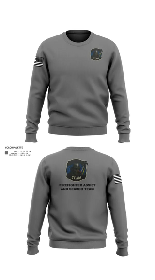 Crew Neck Sweatshirt, District 3 Fast, Fire Department, Teamtime, Team time, sublimation, custom sports apparel, team uniforms, spirit wear, spiritwear, sports uniforms, custom shirts, team store, custom team store, fundraiser sports, apparel fundraiser