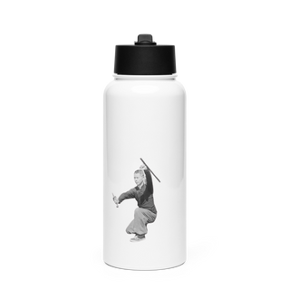 ORTIZ ACADEMY 96334363 Stainless Steel Water Bottle with a Straw Lid