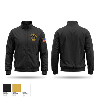 Windbreaker, Millington Police Department, Police, Teamtime, Team time, sublimation, custom sports apparel, team uniforms, spirit wear, spiritwear, sports uniforms, custom shirts, team store, custom team store, fundraiser sports, apparel fundraiser