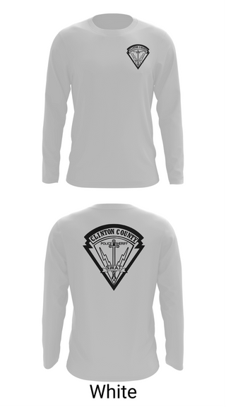 Long Sleeve Performance Shirt, Clinton County SWAT, Police, Teamtime, Team time, sublimation, custom sports apparel, team uniforms, spirit wear, spiritwear, sports uniforms, custom shirts, team store, custom team store, fundraiser sports, apparel fundraiser