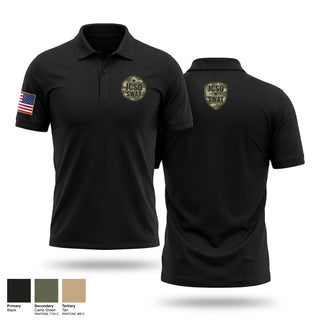 Short Sleeve Performance Polo, JCSO SWAT1, Police, Teamtime, Team time, sublimation, custom sports apparel, team uniforms, spirit wear, spiritwear, sports uniforms, custom shirts, team store, custom team store, fundraiser sports, apparel fundraiser