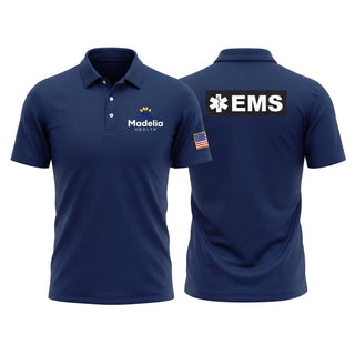 Short Sleeve Performance Polo, Madelia Health EMS, EMS/EMT, Teamtime, Team time, sublimation, custom sports apparel, team uniforms, spirit wear, spiritwear, sports uniforms, custom shirts, team store, custom team store, fundraiser sports, apparel fundraiser