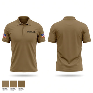 Short Sleeve Performance Polo, DragonLords, Army, Teamtime, Team time, sublimation, custom sports apparel, team uniforms, spirit wear, spiritwear, sports uniforms, custom shirts, team store, custom team store, fundraiser sports, apparel fundraiser