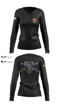 3rd SQDN, 5th SFAB Women's Long Sleeve V-neck Shirt - 2