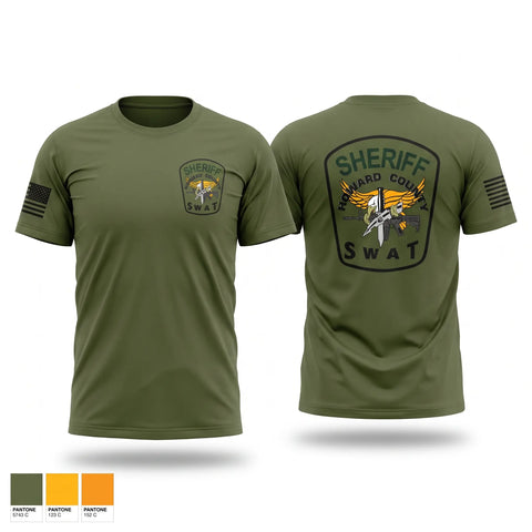 Old School Cotton Feel Shirt, Howard County Swat, Police, Teamtime, Team time, sublimation, custom sports apparel, team uniforms, spirit wear, spiritwear, sports uniforms, custom shirts, team store, custom team store, fundraiser sports, apparel fundraiser