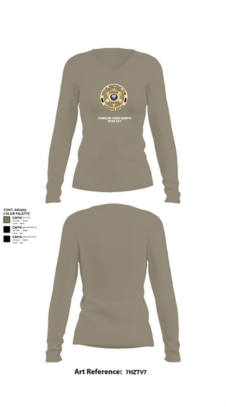 Womens Long Sleeve Vneck Shirt, Evangeline Parish Sheriffs Office S.R.T, Police, Teamtime, Team time, sublimation, custom sports apparel, team uniforms, spirit wear, spiritwear, sports uniforms, custom shirts, team store, custom team store, fundraiser sports, apparel fundraiser