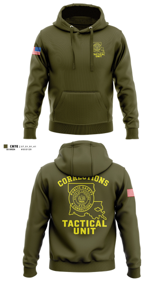 Hoodie, David Wade Correctional Center, Police, Teamtime, Team time, sublimation, custom sports apparel, team uniforms, spirit wear, spiritwear, sports uniforms, custom shirts, team store, custom team store, fundraiser sports, apparel fundraiser