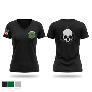 Womens Short Sleeve Vneck Shirt, 802d SFS, Air Force, Teamtime, Team time, sublimation, custom sports apparel, team uniforms, spirit wear, spiritwear, sports uniforms, custom shirts, team store, custom team store, fundraiser sports, apparel fundraiser