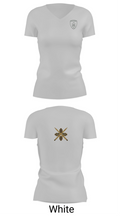 Doña Ana Sheriff’s Special Response Team 93504002 Women's Short Sleeve V-neck Shirt - 12