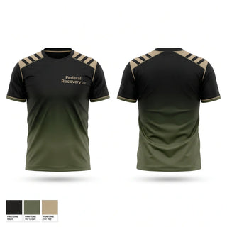 Short Sleeve Performance Shirt, Federal Recovery LLC, Marines, Teamtime, Team time, sublimation, custom sports apparel, team uniforms, spirit wear, spiritwear, sports uniforms, custom shirts, team store, custom team store, fundraiser sports, apparel fundraiser