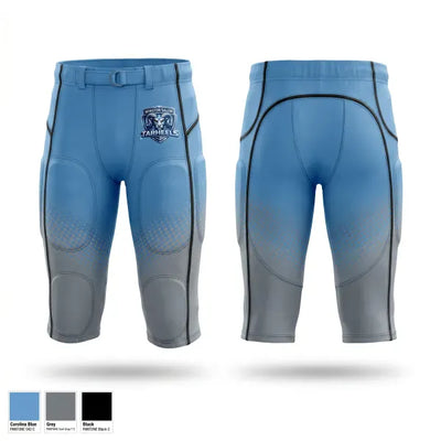 Winston Salem Tarheels 10u 60828261 Integrated Football Pants - 1