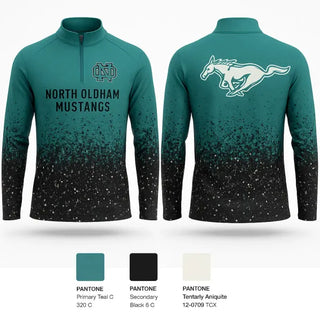 Quarter Zip Jacket, North Oldham Mustangs, Baseball, Teamtime, Team time, sublimation, custom sports apparel, team uniforms, spirit wear, spiritwear, sports uniforms, custom shirts, team store, custom team store, fundraiser sports, apparel fundraiser
