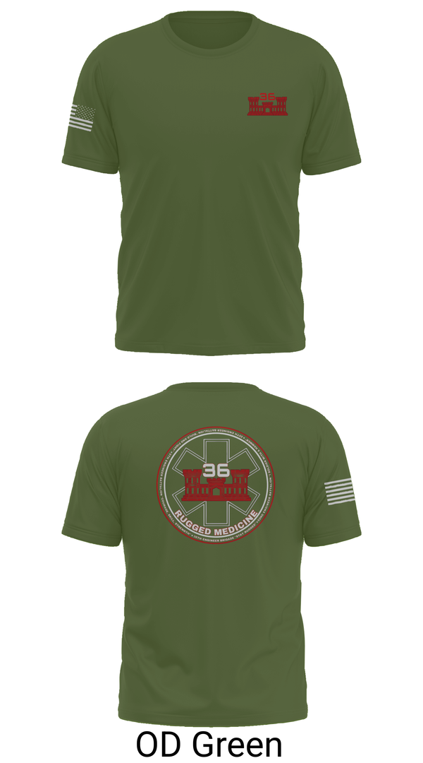 Old School Cotton Feel Shirt, 36 Engineer Brigade, Army, Teamtime, Team time, sublimation, custom sports apparel, team uniforms, spirit wear, spiritwear, sports uniforms, custom shirts, team store, custom team store, fundraiser sports, apparel fundraiser