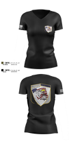 61st eagle squadron 71524968 Women's Short Sleeve V-neck Shirt - 2