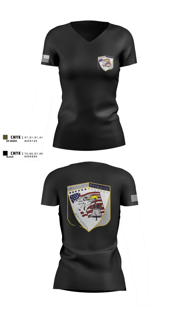 Womens Short Sleeve Vneck Shirt, 61st eagle squadron, , Teamtime, Team time, sublimation, custom sports apparel, team uniforms, spirit wear, spiritwear, sports uniforms, custom shirts, team store, custom team store, fundraiser sports, apparel fundraiser