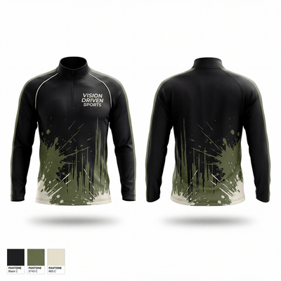 VISION DRIVEN SPORTS 18725223 Quarter Zip Jacket - 1