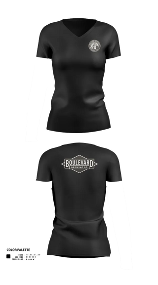 Womens Short Sleeve Vneck Shirt, Boulevard, , Teamtime, Team time, sublimation, custom sports apparel, team uniforms, spirit wear, spiritwear, sports uniforms, custom shirts, team store, custom team store, fundraiser sports, apparel fundraiser