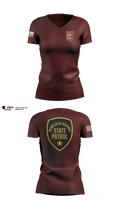 Minnesota State Patrol Women's Short Sleeve V-neck Shirt - 11