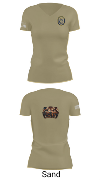 Womens Short Sleeve Vneck Shirt, USS CAPE ST. GEORGE, , Teamtime, Team time, sublimation, custom sports apparel, team uniforms, spirit wear, spiritwear, sports uniforms, custom shirts, team store, custom team store, fundraiser sports, apparel fundraiser