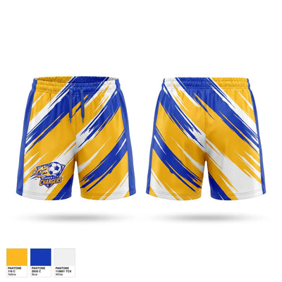 Chargers Womens Soccer Shorts - 1