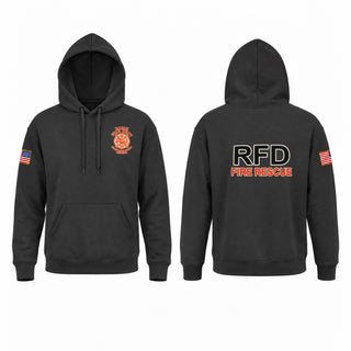 Hoodie, Rome/Floyd Fire Department, Fire Department, Teamtime, Team time, sublimation, custom sports apparel, team uniforms, spirit wear, spiritwear, sports uniforms, custom shirts, team store, custom team store, fundraiser sports, apparel fundraiser