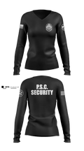 Security 32144380 Women's Long Sleeve V-neck Shirt - 1
