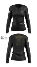 Pike County Sheriff’s Department 45157543 Women's Long Sleeve V-neck Shirt - 105