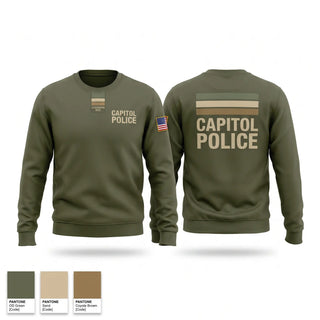 Crew Neck Sweatshirt, Capitol Police, Police, Teamtime, Team time, sublimation, custom sports apparel, team uniforms, spirit wear, spiritwear, sports uniforms, custom shirts, team store, custom team store, fundraiser sports, apparel fundraiser