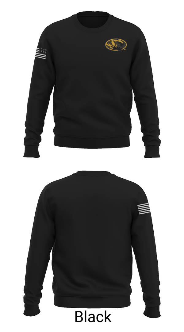 Crew Neck Sweatshirt, Mizzou Golf, Golf, Teamtime, Team time, sublimation, custom sports apparel, team uniforms, spirit wear, spiritwear, sports uniforms, custom shirts, team store, custom team store, fundraiser sports, apparel fundraiser