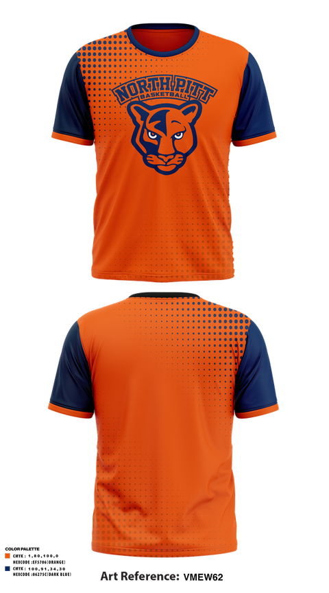 Old School Cotton Feel Shirt, North Pitt High School Basketball, Men's Basketball, Teamtime, Team time, sublimation, custom sports apparel, team uniforms, spirit wear, spiritwear, sports uniforms, custom shirts, team store, custom team store, fundraiser sports, apparel fundraiser