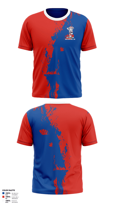 Dixie Softball Inc 39388430 Short Sleeve Performance Shirt - 1