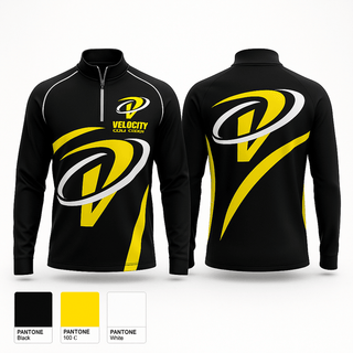 Quarter Zip Jacket, Velocity Gulf Coast, Softball, Teamtime, Team time, sublimation, custom sports apparel, team uniforms, spirit wear, spiritwear, sports uniforms, custom shirts, team store, custom team store, fundraiser sports, apparel fundraiser