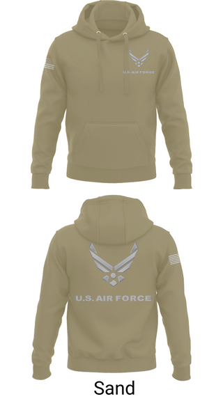 Hoodie, USAF Volunteer, Air Force, Teamtime, Team time, sublimation, custom sports apparel, team uniforms, spirit wear, spiritwear, sports uniforms, custom shirts, team store, custom team store, fundraiser sports, apparel fundraiser