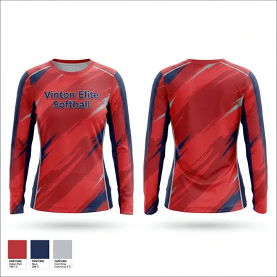 Vinton Elite Softball 41666423 Long Sleeve Performance Shirt 1