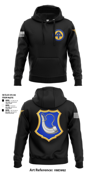 Hoodie, HHC 1/181, National Guard, Teamtime, Team time, sublimation, custom sports apparel, team uniforms, spirit wear, spiritwear, sports uniforms, custom shirts, team store, custom team store, fundraiser sports, apparel fundraiser