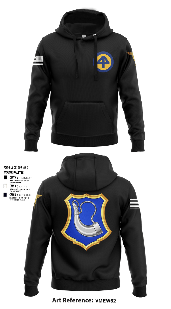 Hoodie, HHC 1/181, National Guard, Teamtime, Team time, sublimation, custom sports apparel, team uniforms, spirit wear, spiritwear, sports uniforms, custom shirts, team store, custom team store, fundraiser sports, apparel fundraiser