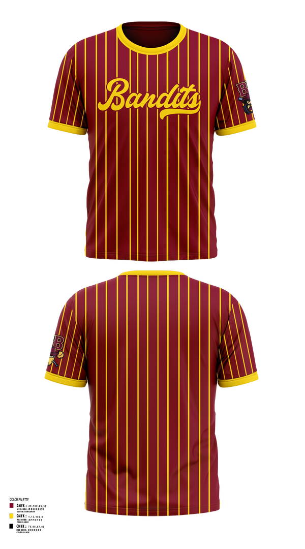 Short Sleeve Performance Shirt, Barren Bandits, Softball, Teamtime, Team time, sublimation, custom sports apparel, team uniforms, spirit wear, spiritwear, sports uniforms, custom shirts, team store, custom team store, fundraiser sports, apparel fundraiser