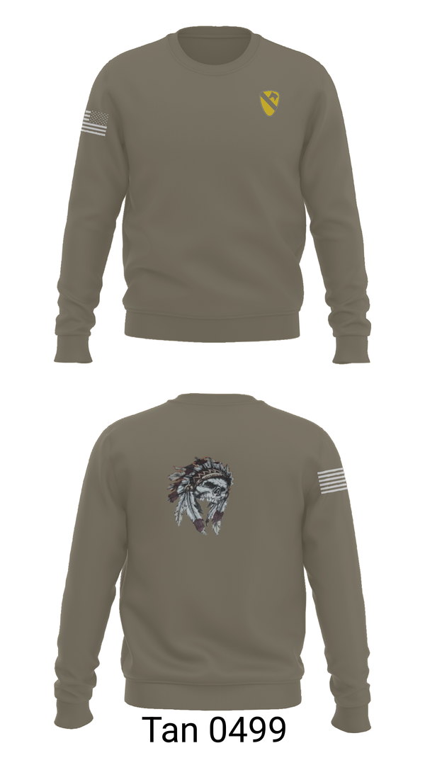 Crew Neck Sweatshirt, 6-9 Cavalry Regiment, , Teamtime, Team time, sublimation, custom sports apparel, team uniforms, spirit wear, spiritwear, sports uniforms, custom shirts, team store, custom team store, fundraiser sports, apparel fundraiser