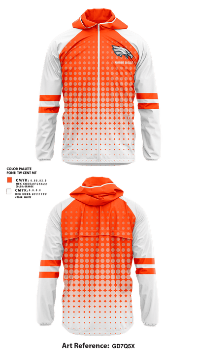 Robbins Eagles 80684755 Windbreaker - 1