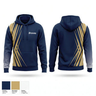 Hoodie, Braves, Softball, Teamtime, Team time, sublimation, custom sports apparel, team uniforms, spirit wear, spiritwear, sports uniforms, custom shirts, team store, custom team store, fundraiser sports, apparel fundraiser